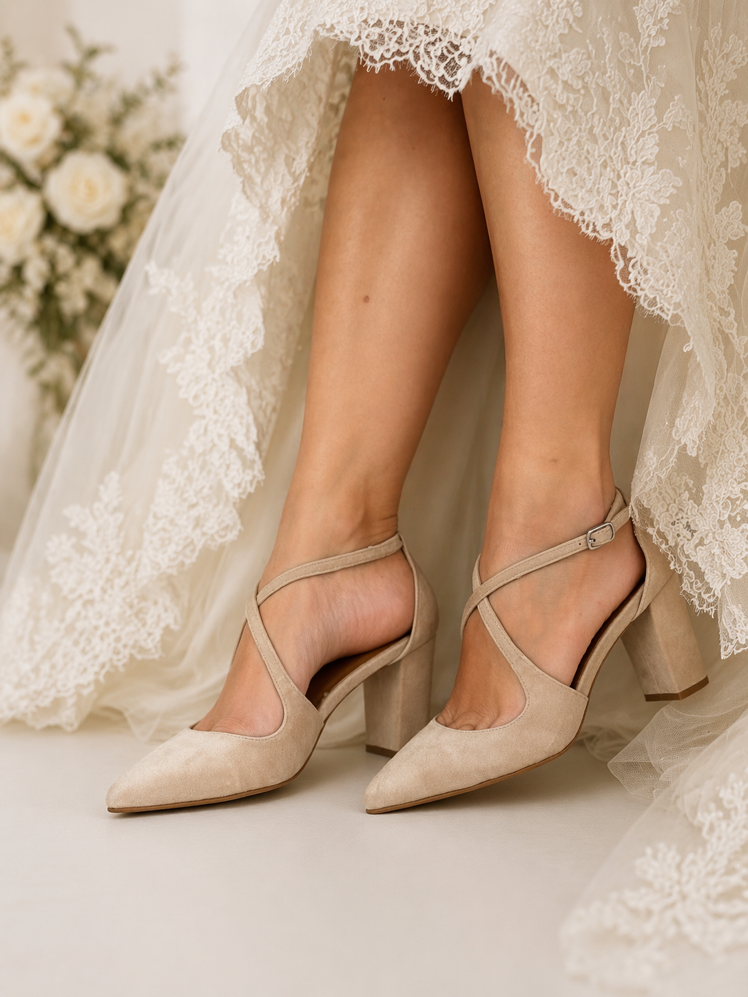 Sophia Beige Velvet