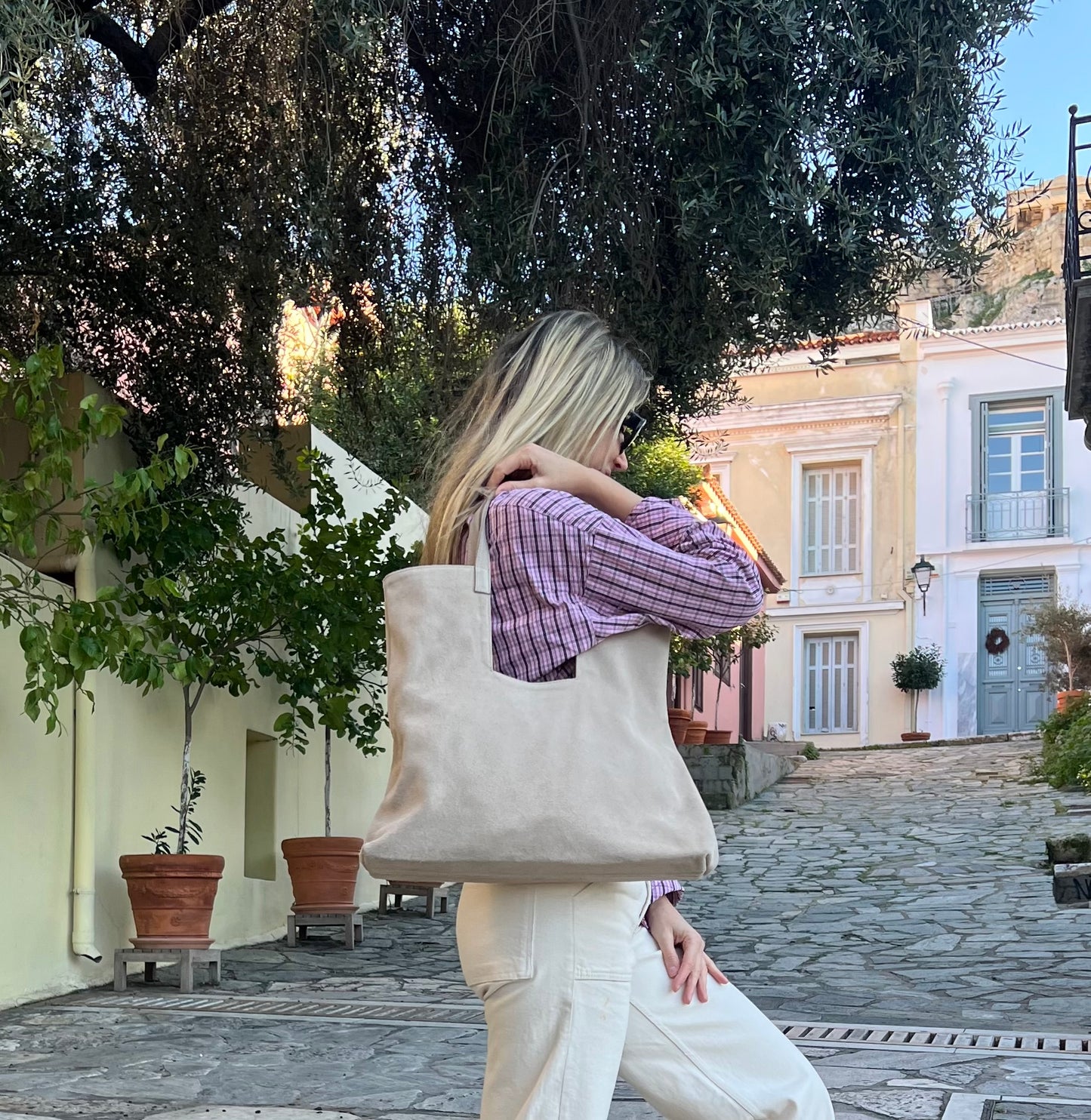 SANDY BEIGE Tote bag