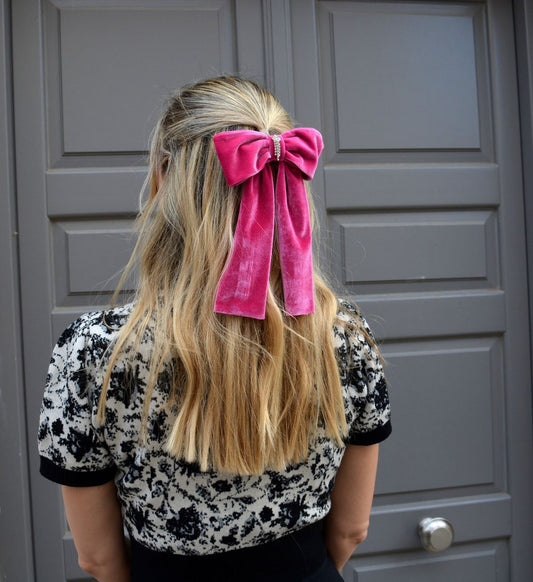 Celine Velvet Hair Bow