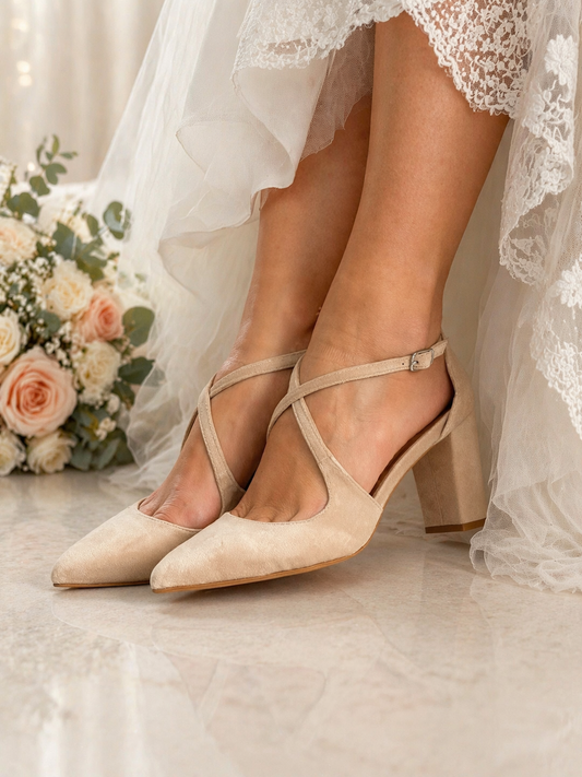 Sophia Beige Velvet