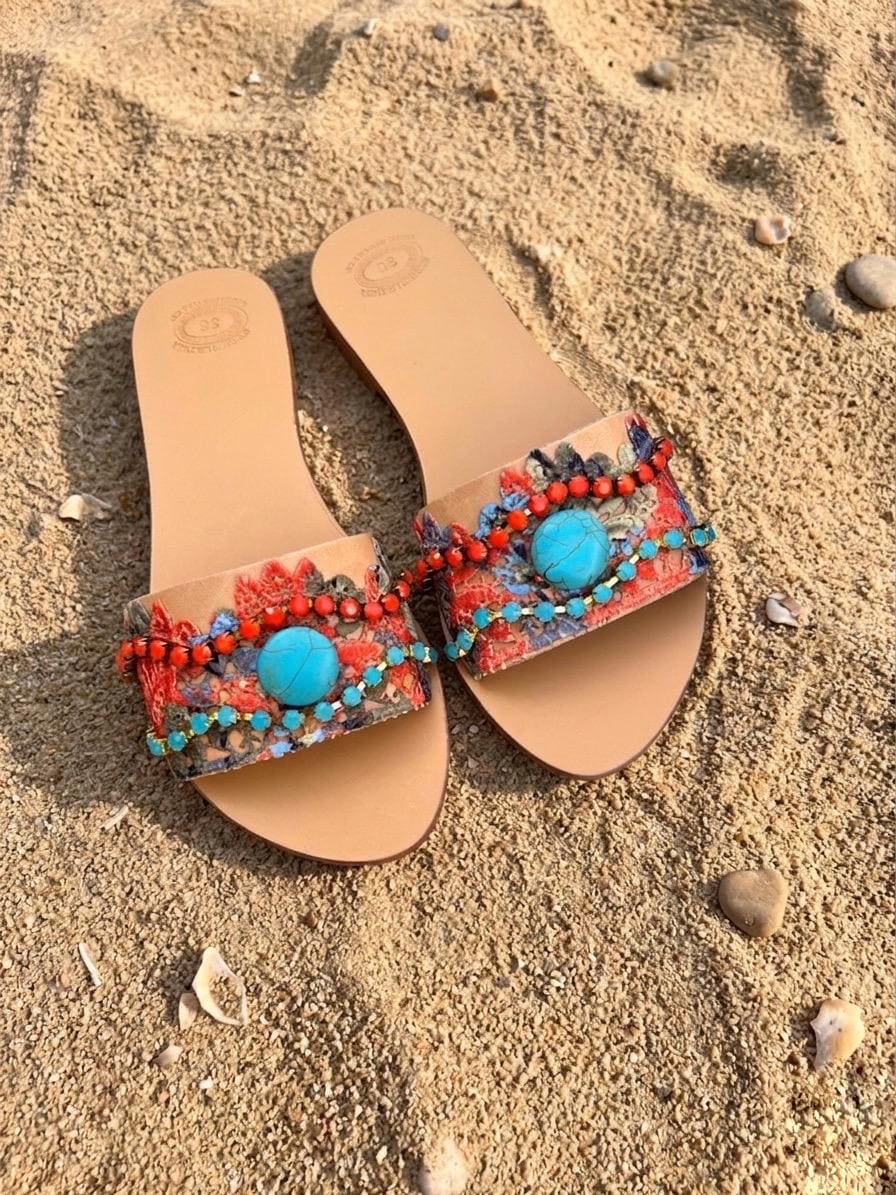 SUMMER BREEZE Handmade Leather Boho Sandals
