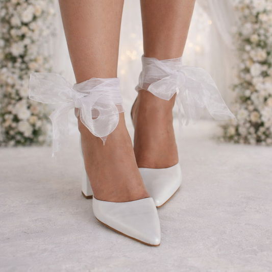 ANGEL Organza Block heels