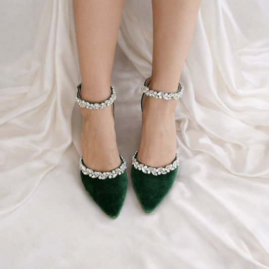 Empress Velvet ballet flats