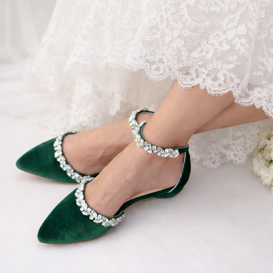 Empress Velvet ballet flats