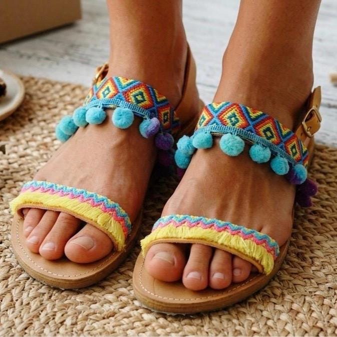 EMBELLISHED SANDALS
