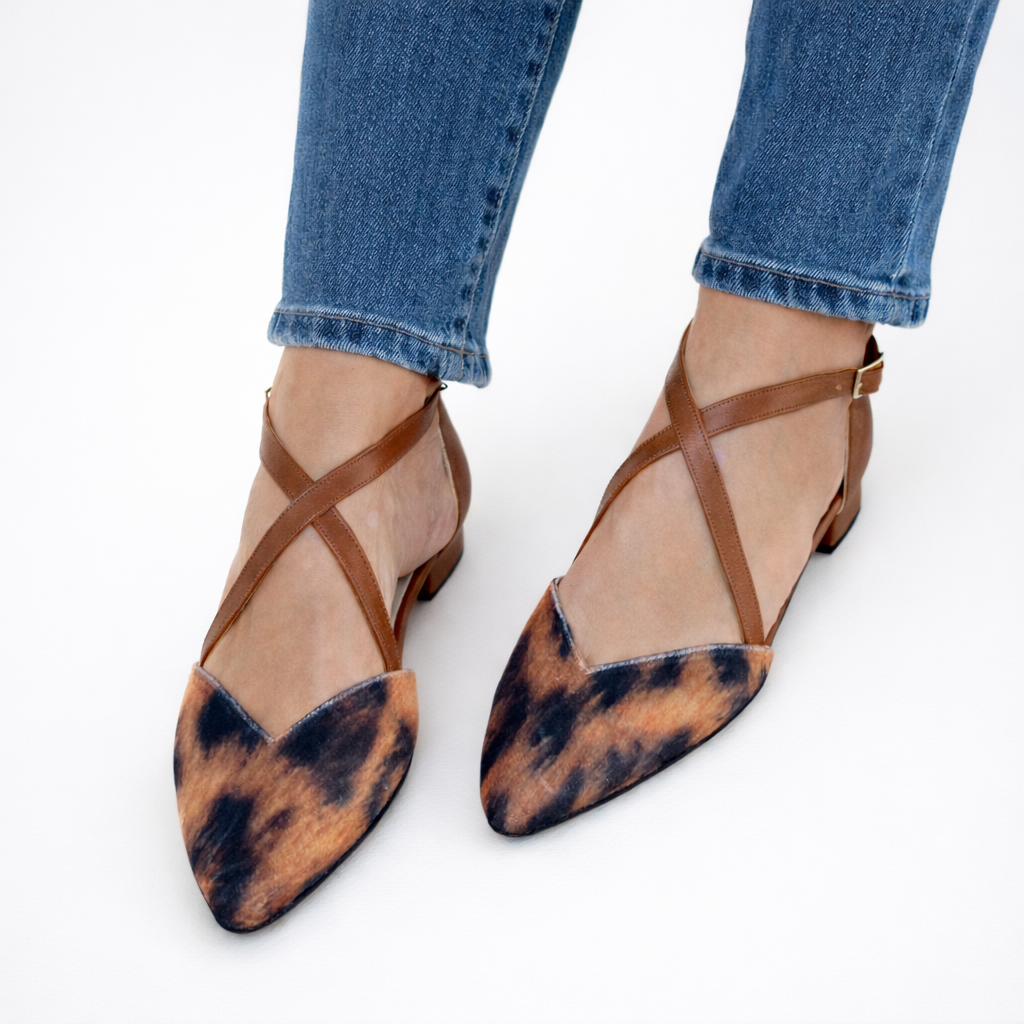 SAVANNAH Velvet Flats