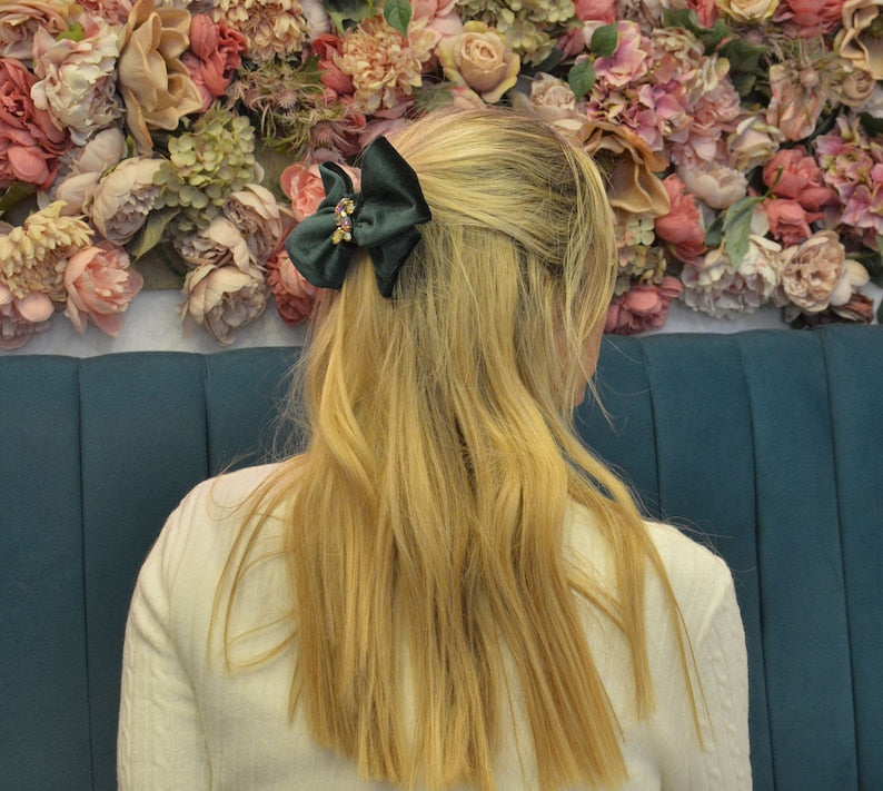 Claire Velvet Hair Bow