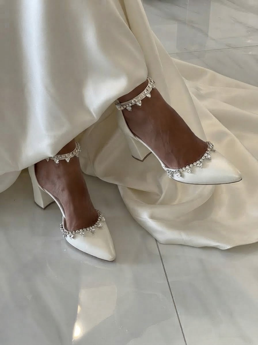 Crystal Rhinestone Wedding Shoes HARRIET
