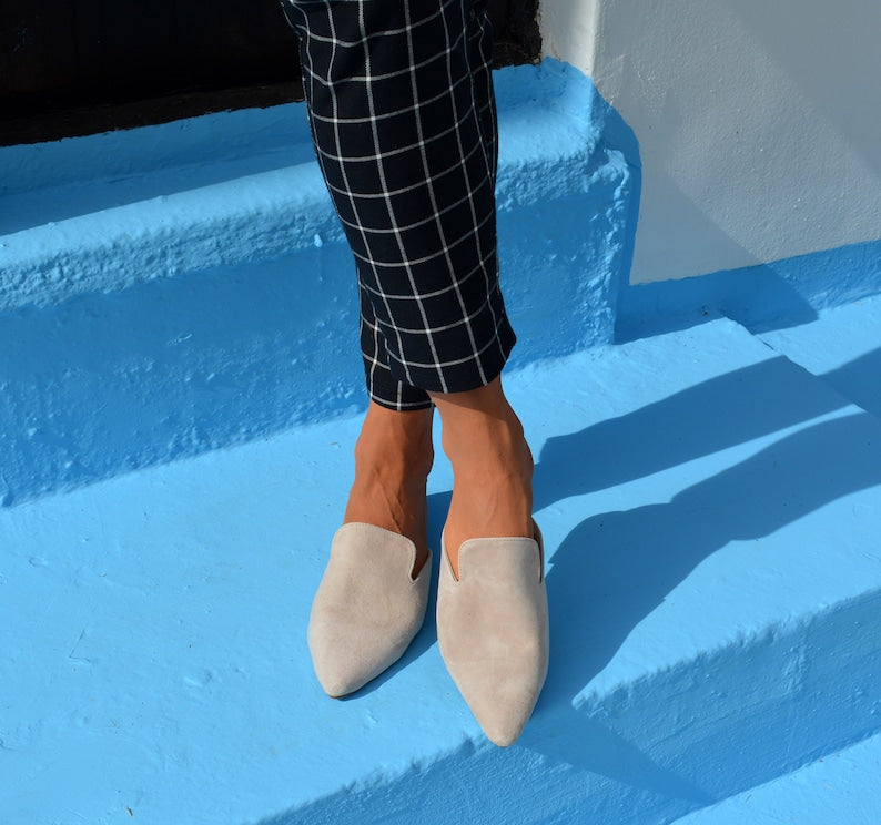 Attiki Suede Mules
