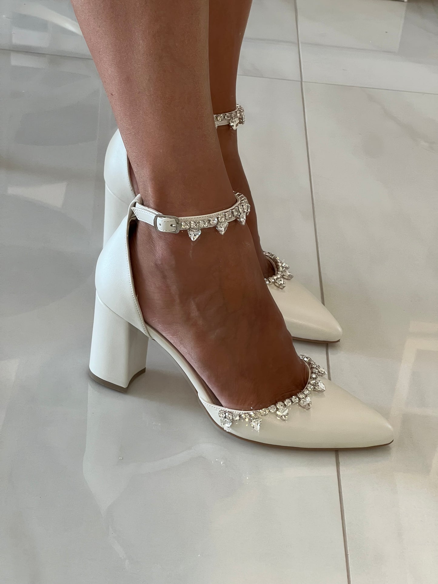 Crystal Rhinestone Wedding Shoes HARRIET