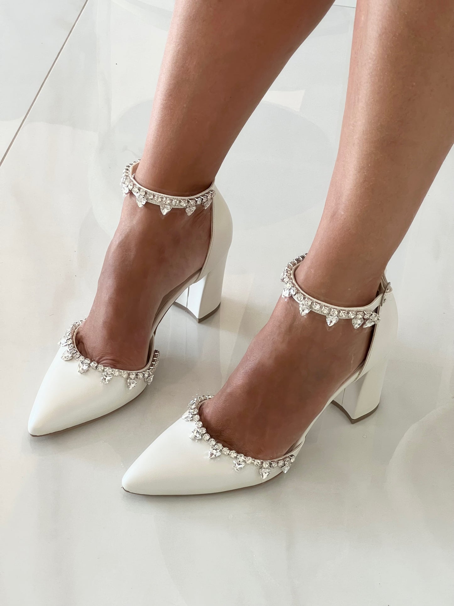 Crystal Rhinestone Wedding Shoes HARRIET