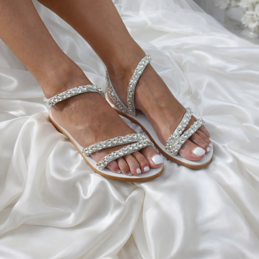 DAZZLE Rhinestone sandals