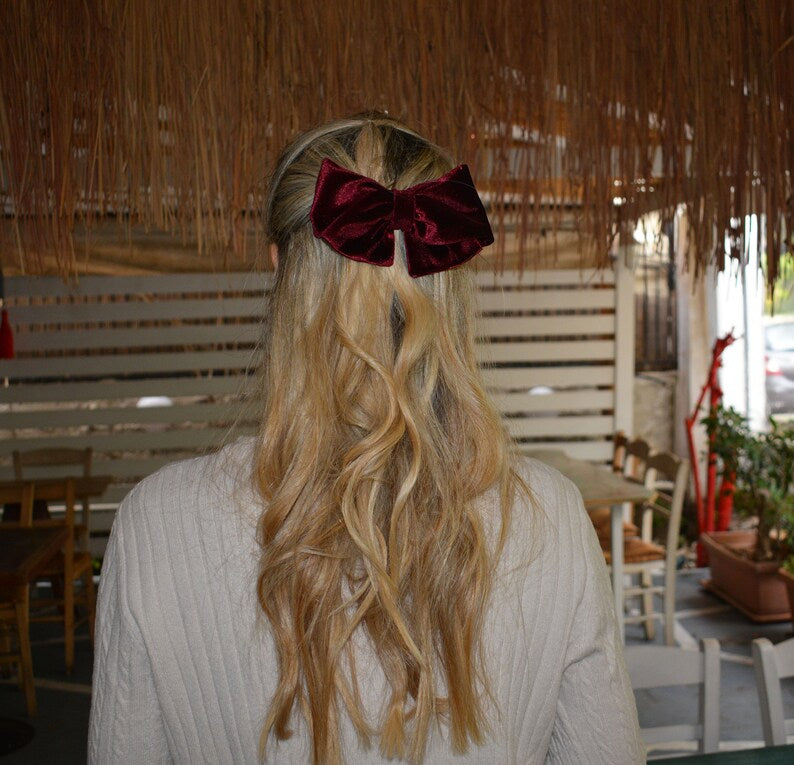 Maddie Velvet Hair Bow