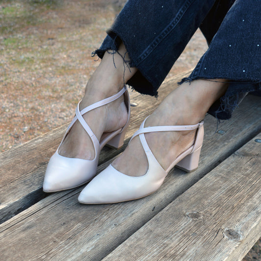 Sophia Leather Heels