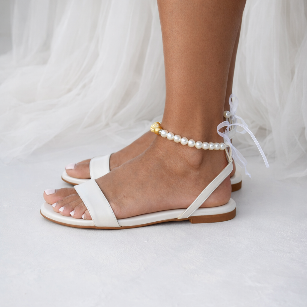 Donna Pearl flats