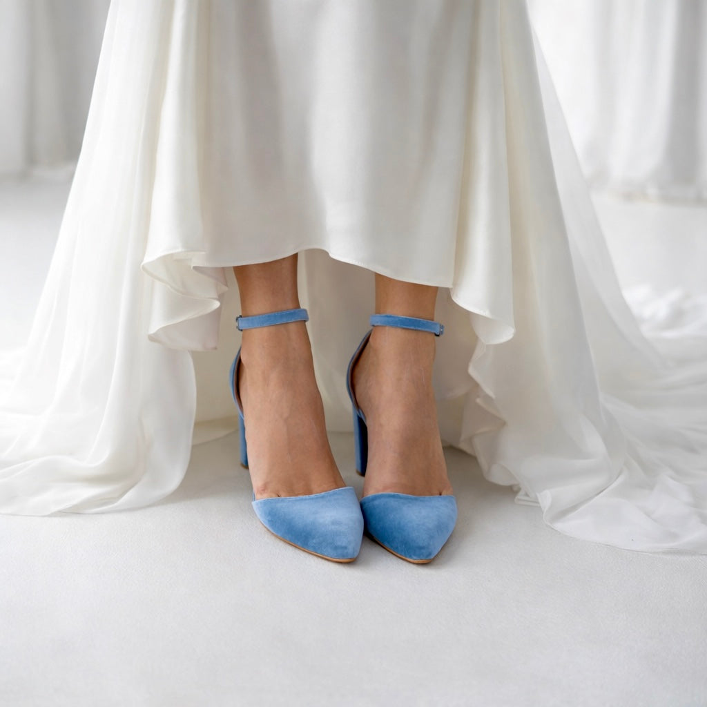 Baby Blue Velvet Melia