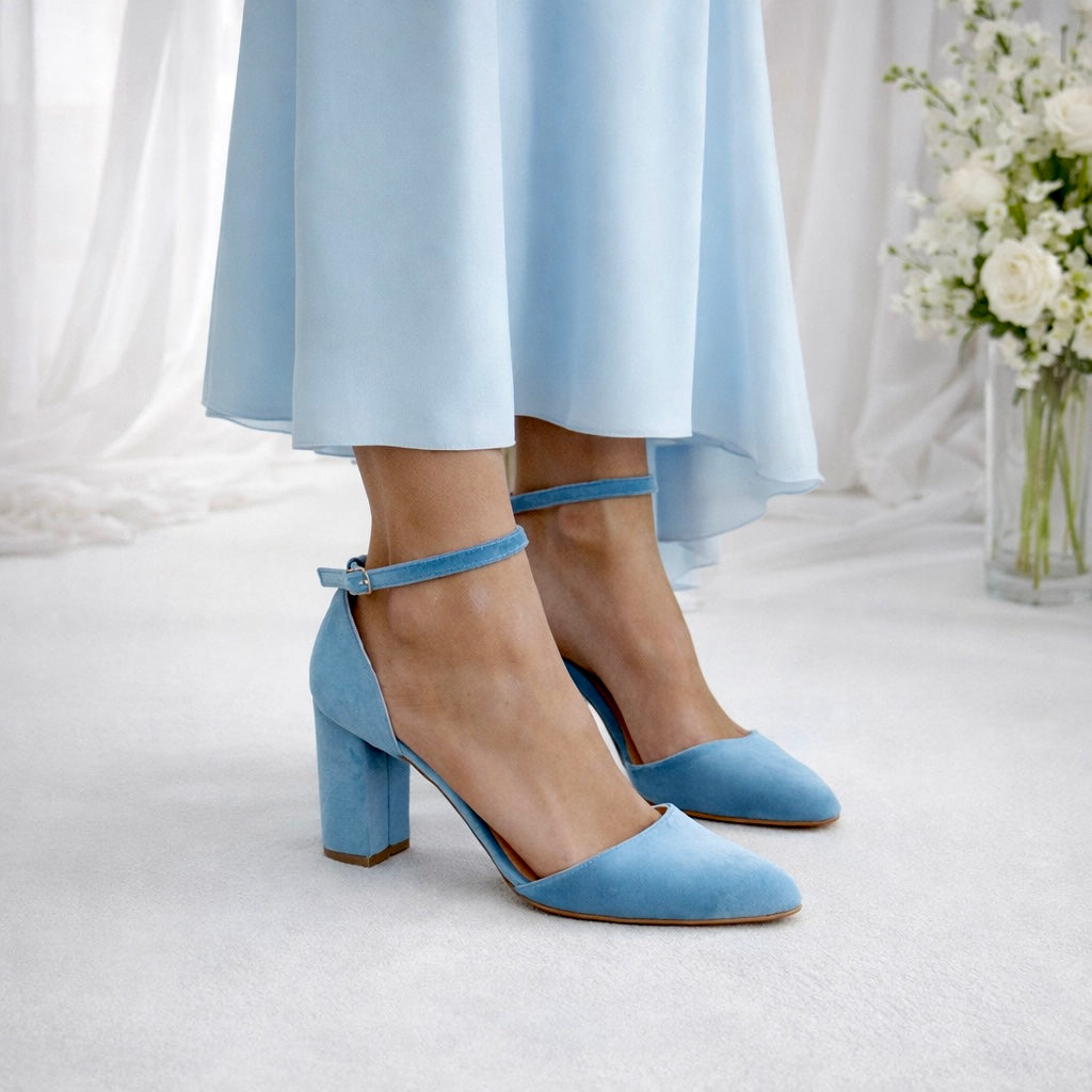 Baby Blue Velvet Melia