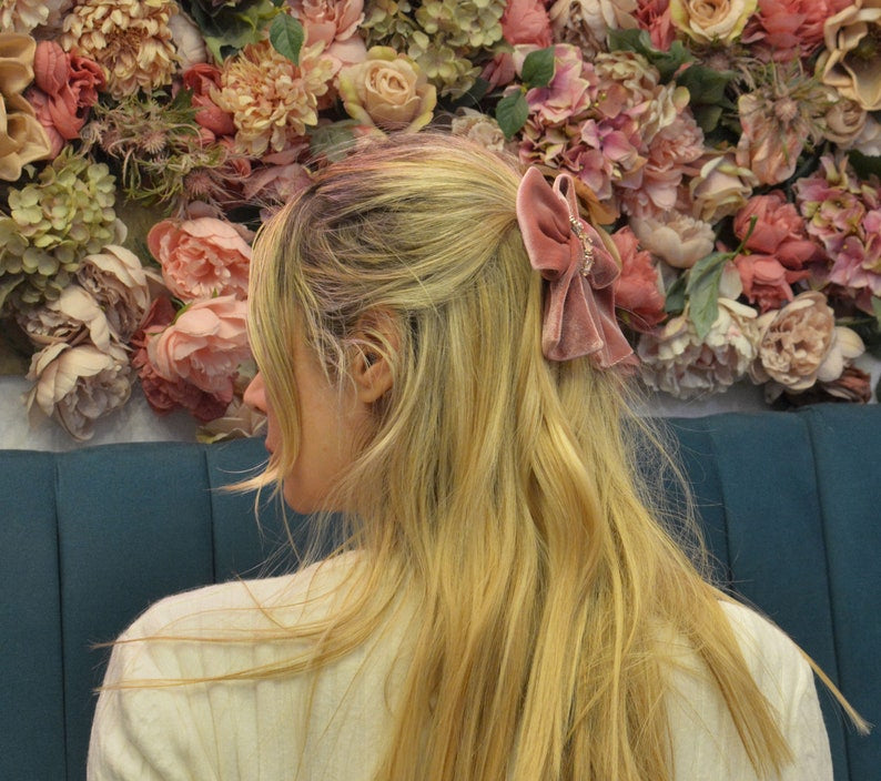 Elise Velvet Hair Bow