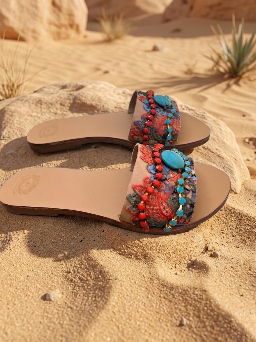 SUMMER BREEZE Handmade Leather Boho Sandals
