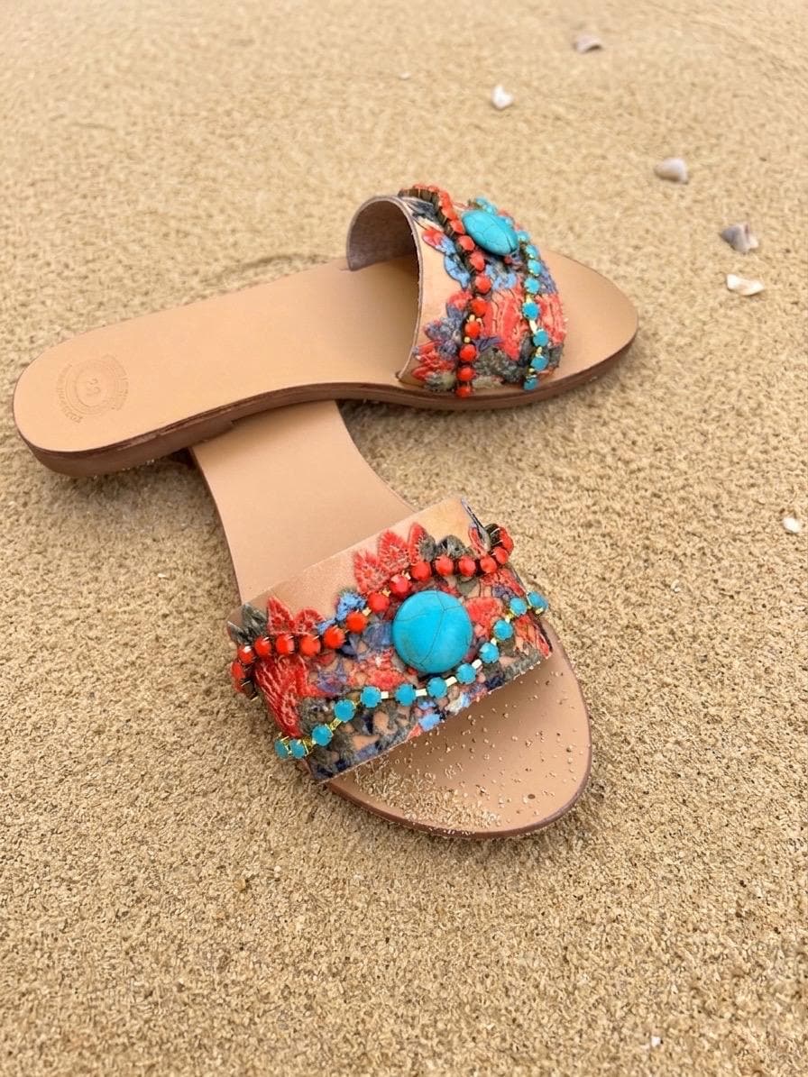 SUMMER BREEZE Handmade Leather Boho Sandals