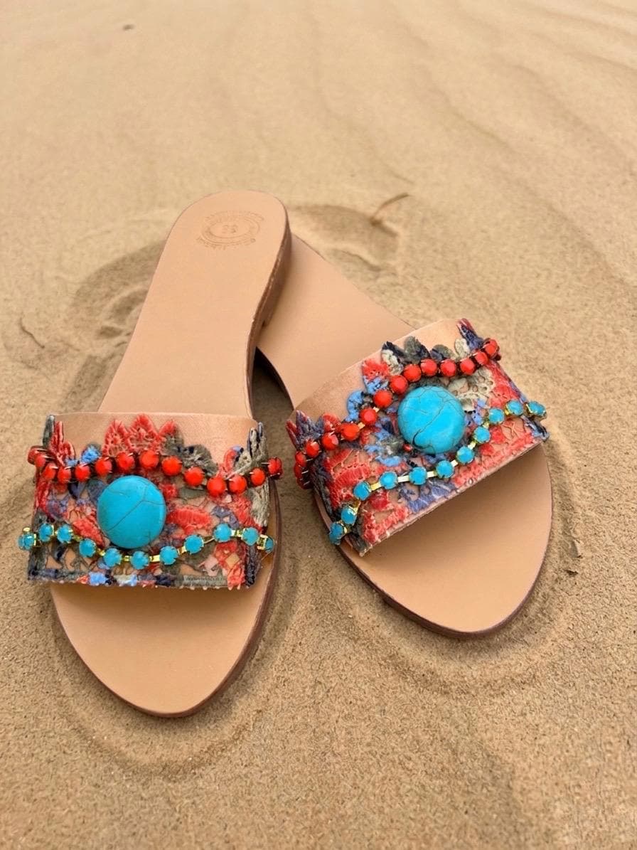 SUMMER BREEZE Handmade Leather Boho Sandals
