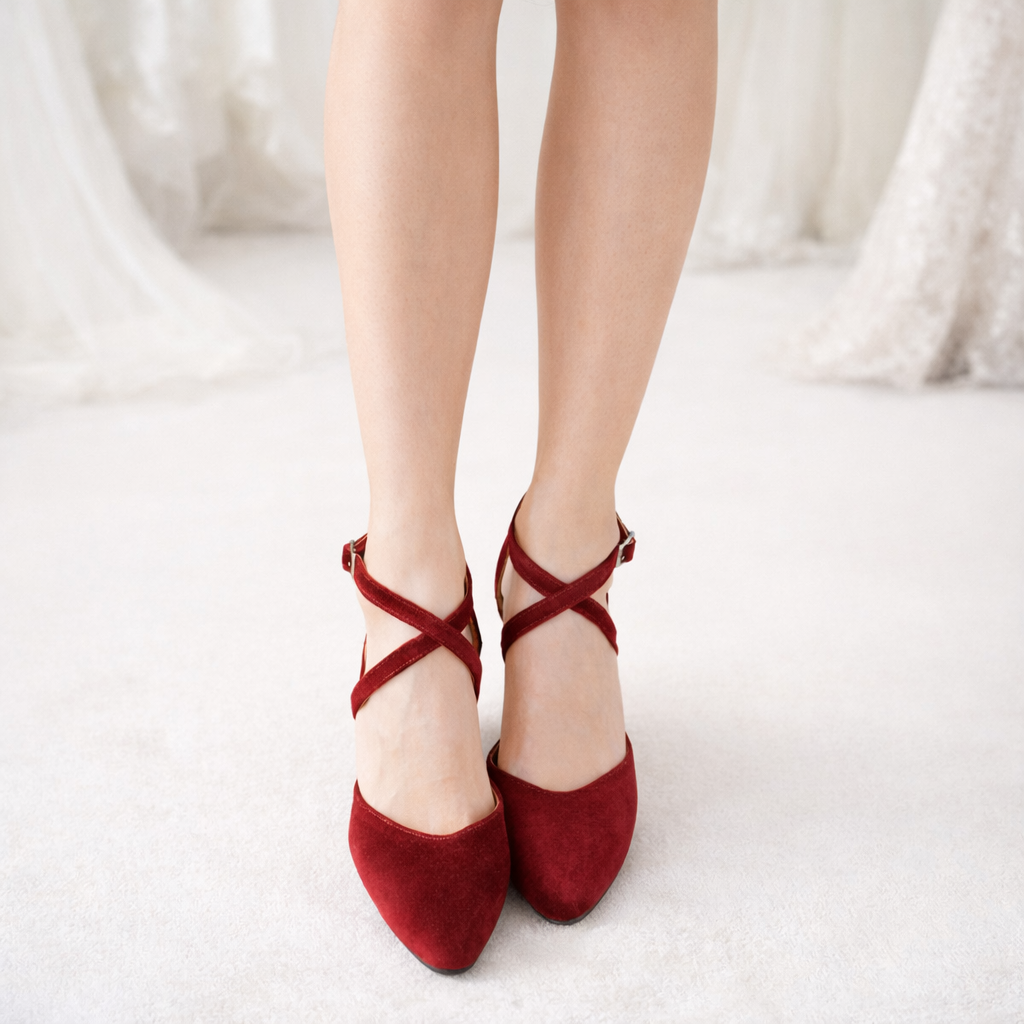 Velvet Block Heels, Burgundy Wedding shoes, Dark Red Velvet shoes, Bridal shoes, Red Velvet heels, Wedding shoes low heel, Dark Red Pumps